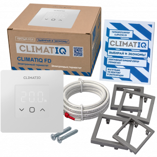 Электронный терморегулятор CLIMATIQ FD серебристый
